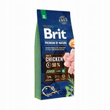 Brit Brit Premium By Nature Junior XL suha hrana za pse 15 kg
