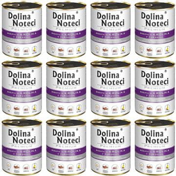 DOLINA NOTECI DNP bogat z zajčjim mesom z brusnicami 12X800g