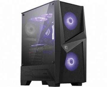 slomart MSI MAG FORGE 100M Midi Tower gaming ohišje s stekleno stranico