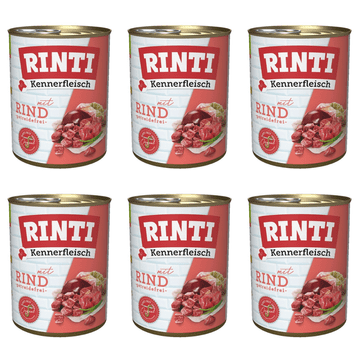 RINTI Goveja konzerva Rinti Kennerfleisch 6 x 800 g
