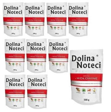 DOLINA NOTECI DOLINA NOTECI Premium bogata z govedino - mokra hrana za pse - 10 x 500 g