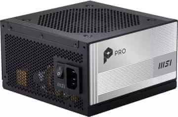 Napajalnik MSI PRO A850PL PCIE5 850W 120 mm 80 Platinum