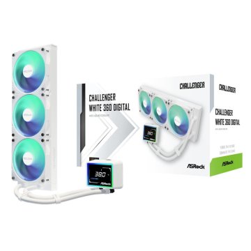 shumee ASRock Challenger White 360 digitalni hladilnik