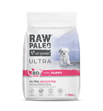 shumee VetExpert Raw Paleo Ultra Pork Mini Puppy mokra hrana za pse 2 kg