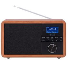 Adler Prenosni radio Adler AD 1184 Digitalni, les/črn, Bluetooth 5.0