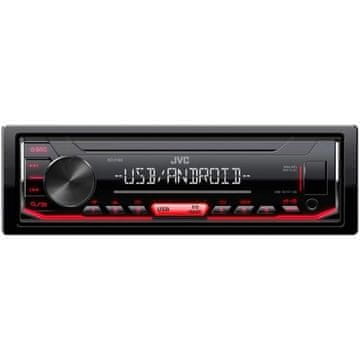 Avtoradio JVC KDX-162 rdeče barve