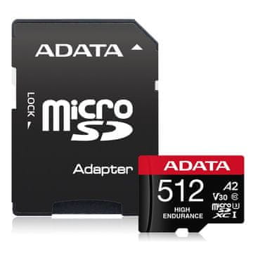 Pomnilniška kartica ADATA MicroSDXC 512 GB Class 10 UHS-I/U3 A2 V30