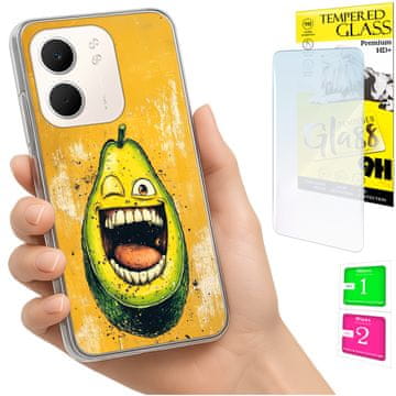 shumee Ovitek za Oppo A5X FOTO zadnji ovitek Avokado + 9H STEKLO