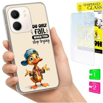 shumee Ovitek za Oppo A5X FOTO ovitek zadnji ovitek raca + 9H steklo