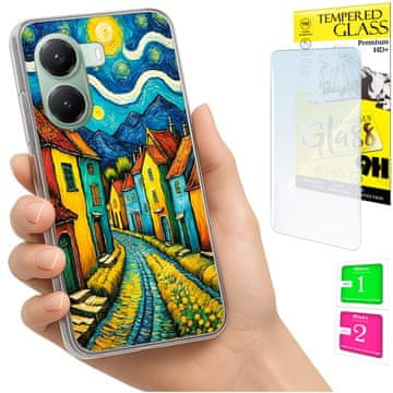 shumee Ovitek za Xiaomi Poco X7 Pro 5G FOTO ovitek ART + 9H STEKLO