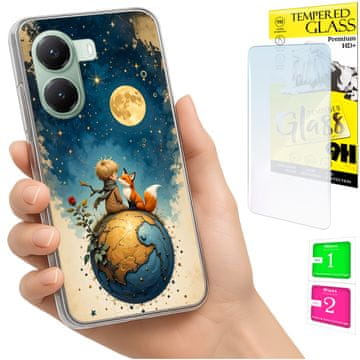 shumee Ovitek za Xiaomi Poco X7 Pro 5G FOTO ovitek zadnji ovitek Lisek + 9H steklo