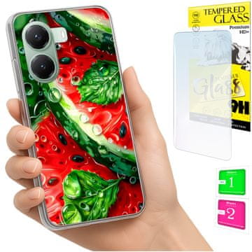 shumee Ovitek za Xiaomi Poco X7 Pro 5G FOTO ovitek lubenica + 9H steklo