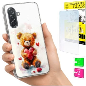 shumee Ovitek za Samsung Galaxy A36 / A56 FOTO ovitek s klobukom 9H