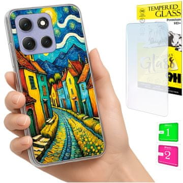 shumee Ovitek za Motorola Moto G86 Power FOTO zadnja stran ART + 9H STEKLO