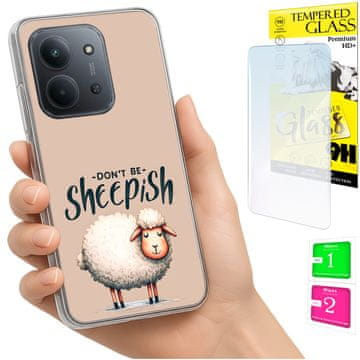 shumee Ovitek za Xiaomi Redmi 15C 5G 173mm / Poco C85, zadnja stran, steklo Sheep 9H