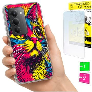 shumee Ovitek za Xiaomi Redmi 15 4G / 5G 169mm zadnji ovitek mucek + STEKLO