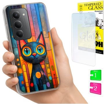 shumee Ovitek za Xiaomi Redmi 15 4G / 5G 169mm zadnji ovitek mucek + STEKLO