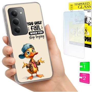 shumee Ovitek za Xiaomi Redmi 15 4G / 5G 169 mm zadnji ovitek raca + STEKLO