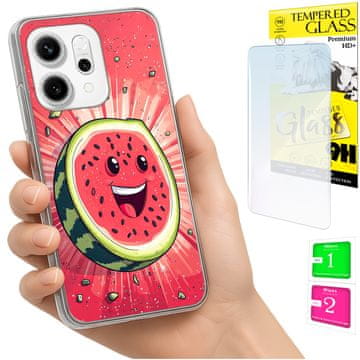 shumee Ovitek za Oppo Reno 14F / 14 FS 5G FOTO ovitek lubenica + STEKLO