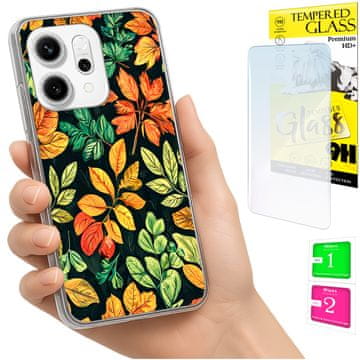shumee Ovitek za Oppo Reno 14F / 14 FS 5G FOTO ovitek zadnji pokrov listi + STEKLO