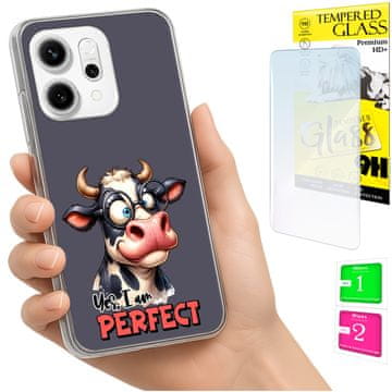 shumee Ovitek za Oppo Reno 14F / 14 FS 5G FOTO ovitek slon + STEKLO