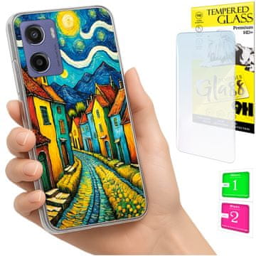 shumee Ovitek za Motorola Moto E15 / Moto G05 FOTO ovitek ART GLASS