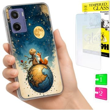 shumee Ovitek za Motorola Moto E15 / Moto G05 FOTO ovitek Lisek STEKLO