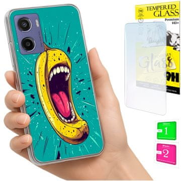 shumee Ovitek za Motorola Moto E15 / Moto G05 FOTO ovitek banana steklo