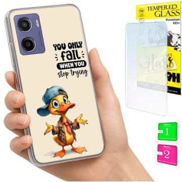 shumee Ovitek za Motorola Moto E15 / Moto G05 FOTO ovitek račje steklo