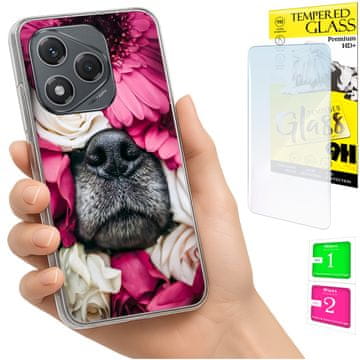 shumee Ovitek za Honor 400 Lite FOTO zadnja stran grafike pes + 9H STEKLO