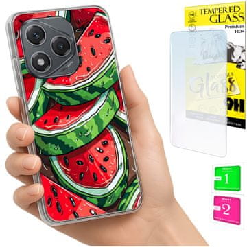 shumee Ovitek za Honor 400 Lite FOTO na hrbtni strani grafike lubenice + 9H STEKLO