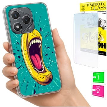 shumee Ovitek za Honor 400 Lite FOTO zadnja stran grafike banana + 9H steklo