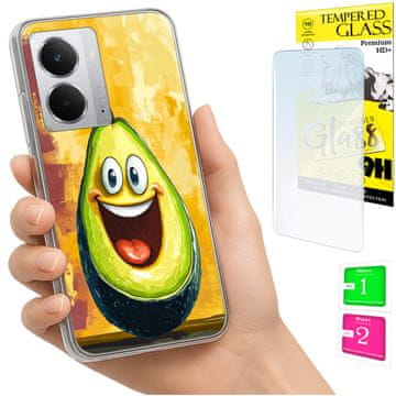 shumee Ovitek za Realme 14 5G / 14T 5G FOTO ovitek avokado + 9H STEKLO