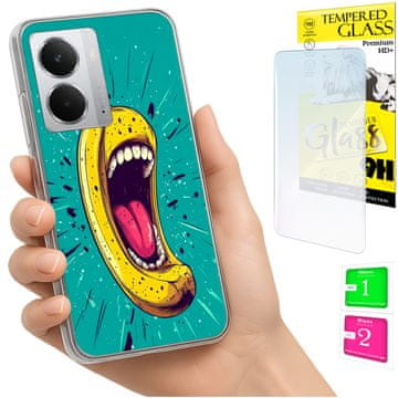 shumee Ovitek za Realme 14 5G / 14T 5G FOTO ovitek banana + 9H STEKLO