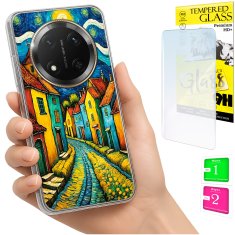 shumee Ovitek Honor Magic7 Lite FOTO zadnja stran ovitka grafika ART + STEKLO