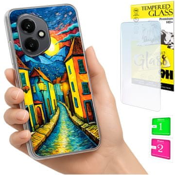 shumee Ovitek za Honor X7d / 400 Smart FOTO zadnja stran + 9H STEKLO