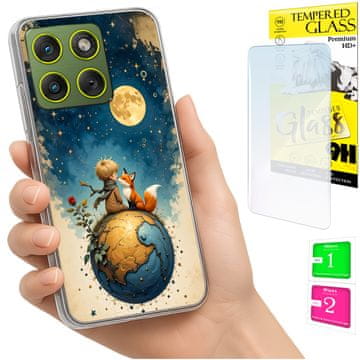 shumee Ovitek za Motorola Edge 70 FOTO zadnja stran grafike Lisek + STEKLO
