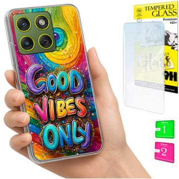 shumee Ovitek za Motorola Edge 70 FOTO zadnja stran ovitka grafika vibrira + STEKLO