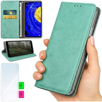 shumee Denarnica za Xiaomi Redmi Note 14 Pro 5G / POCO X7 5G - zelena BLUEMOON ovitek
