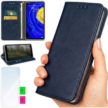 shumee Denarnica za Samsung Galaxy A16 5G / A16 4G - temno modra, ovitek BLUEMOON