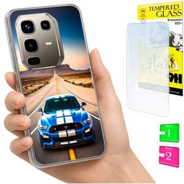 shumee Ovitek za INFINIX Note 50 Pro 4G FOTO ovitek + 9H STEKLO