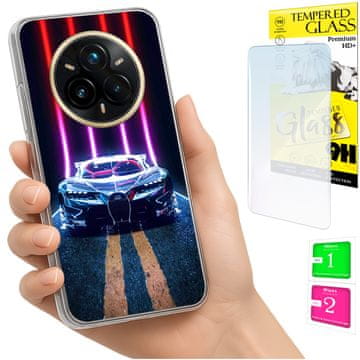 shumee Ovitek za Realme 14 Pro+ 5G / 14 Pro Plus 5G zadnji pokrov + 9H steklo