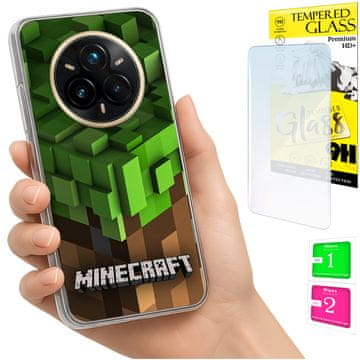 shumee Ovitek za Realme 14 Pro+ 5G / 14 Pro Plus 5G zadnji pokrov + 9H steklo