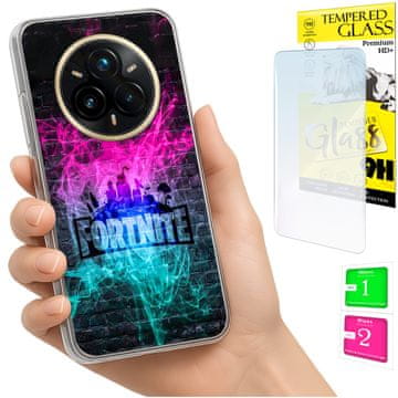 shumee Ovitek za Realme 14 Pro+ 5G / 14 Pro Plus 5G zadnji pokrov + 9H steklo