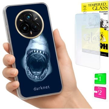 shumee Ovitek za Realme 14 Pro+ 5G / 14 Pro Plus 5G zadnji pokrov + 9H steklo