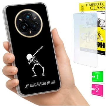 shumee Ovitek za Realme 14 Pro+ 5G / 14 Pro Plus 5G zadnji pokrov + 9H steklo