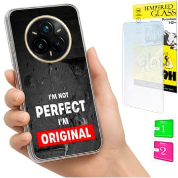 shumee Ovitek za Realme 14 Pro+ 5G / 14 Pro Plus 5G zadnji pokrov + 9H steklo