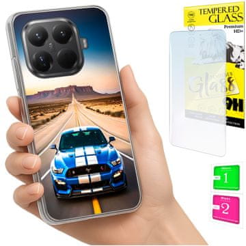 shumee Ovitek za Xiaomi 15T Pro FOTO zadnji ovitek + 9H STEKLO