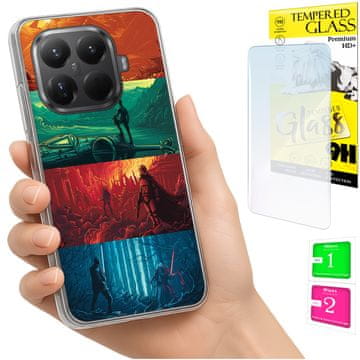 shumee Ovitek za Xiaomi 15T Pro FOTO zadnji ovitek + 9H STEKLO
