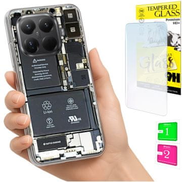 shumee Ovitek za Xiaomi 15T Pro FOTO zadnji ovitek + 9H STEKLO